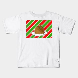 a very merry christmas pudding Kids T-Shirt